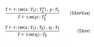 Invocation rules in the DOT calculus